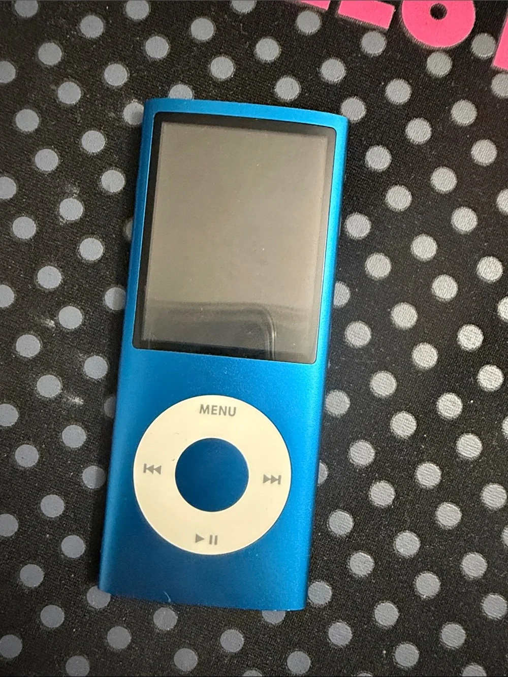 Apple Blue iPod Nano with White Click Wheel